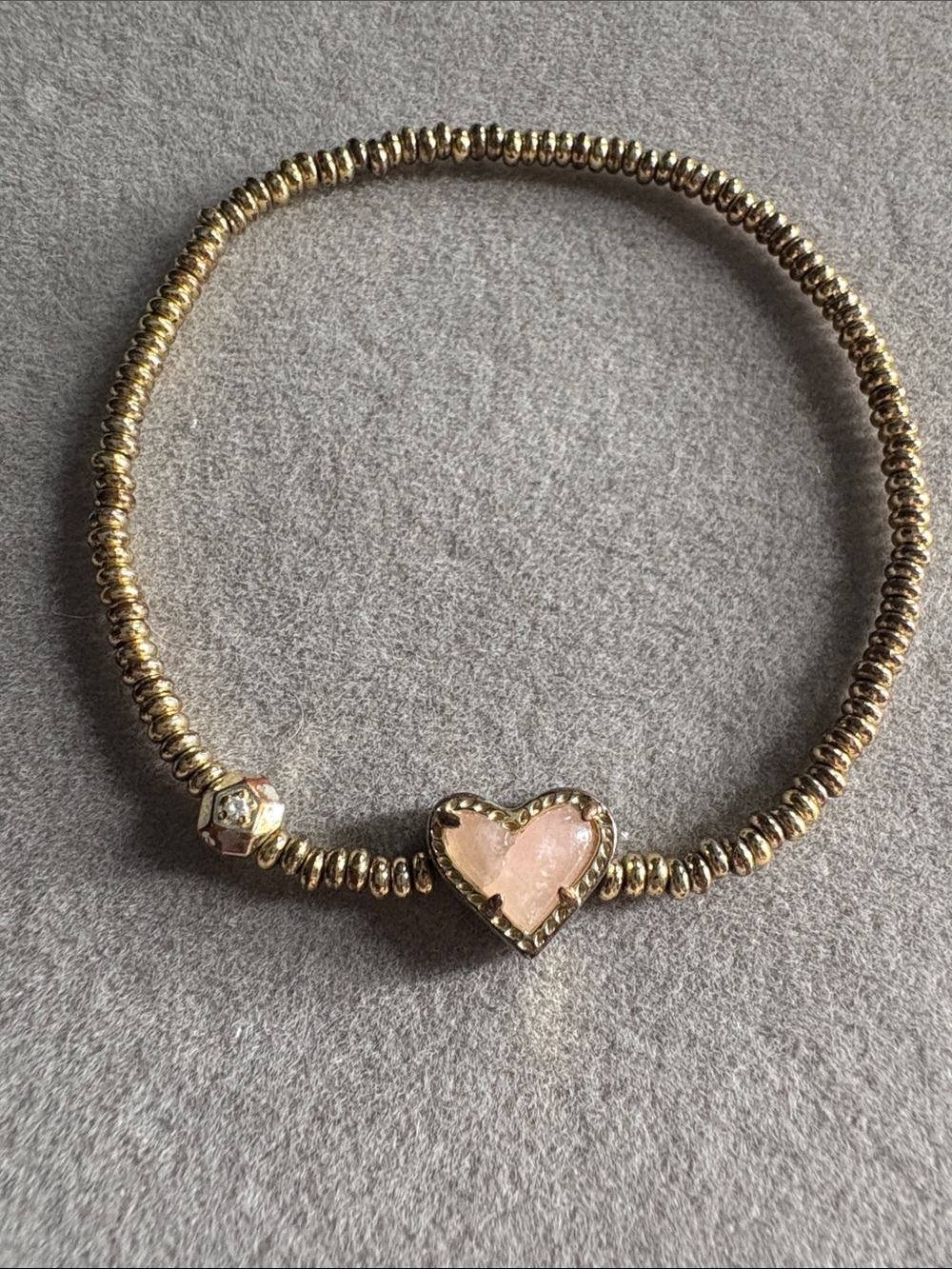 Pink Heart Stretch Bracelet